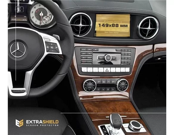 Mercedes-Benz SL-Class (R231/R232) 2012 – súčasná multimediálna 7-palcová ochrana obrazovky ExtraShield - 1
