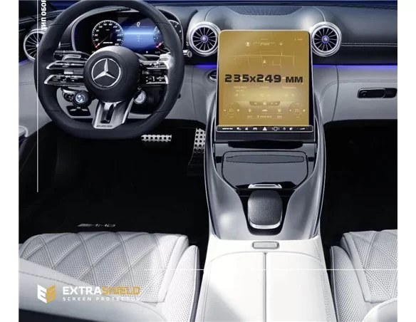 Mercedes-Benz SL-Class 2022 – súčasný plnofarebný 11,9-palcový dotykový displej ExtraShield ochranou obrazovky - 1