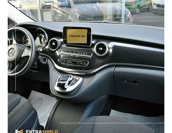 Mercedes-Benz V-class (W447) 2014 – súčasná multimediálna 5,8" ochrana obrazovky ExtraShield - 1