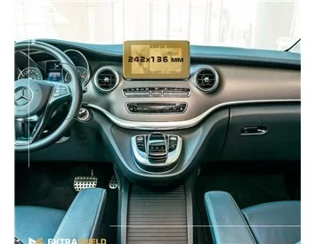 Mercedes-Benz V-class (W447) 2014 – súčasná multimediálna 7" ochrana obrazovky ExtraShield - 1