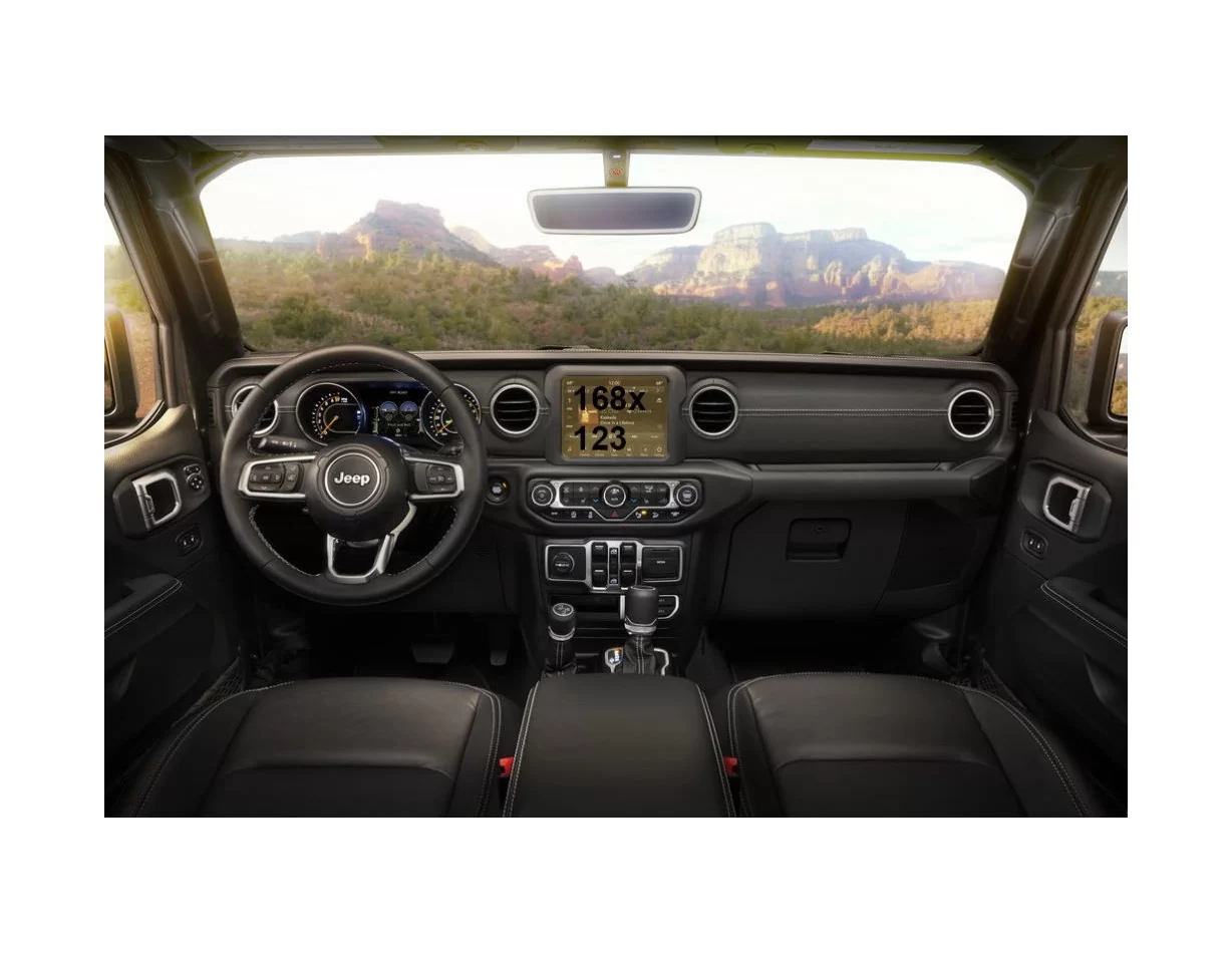 Jeep Grand Wagoneer 2021 - Súčasné monitory cestujúcich (2ks,) ExtraShield Screen Protector - 1