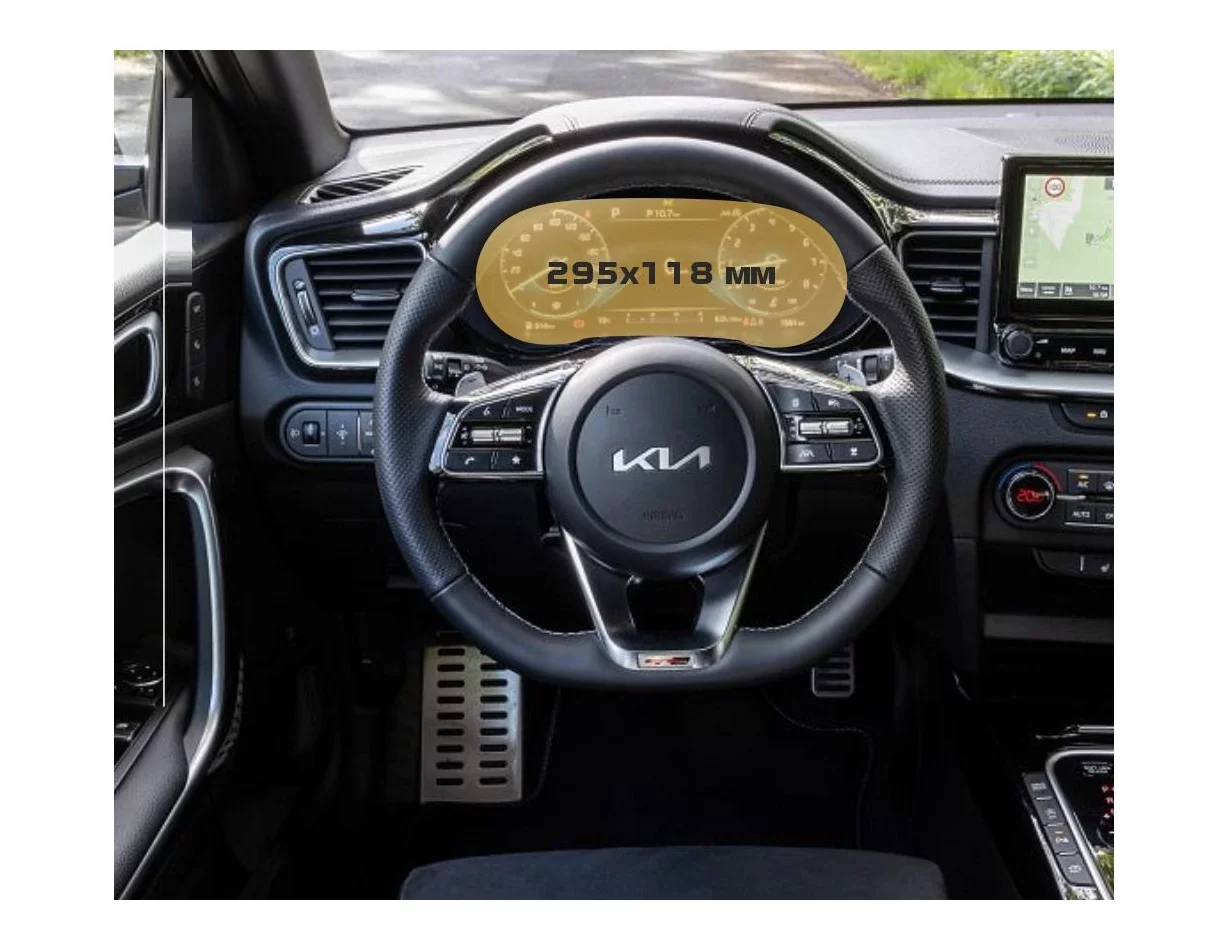 KIA Xceed 2019 – súčasný digitálny rýchlomer 12,3" ExtraShield chránič obrazovky - 1