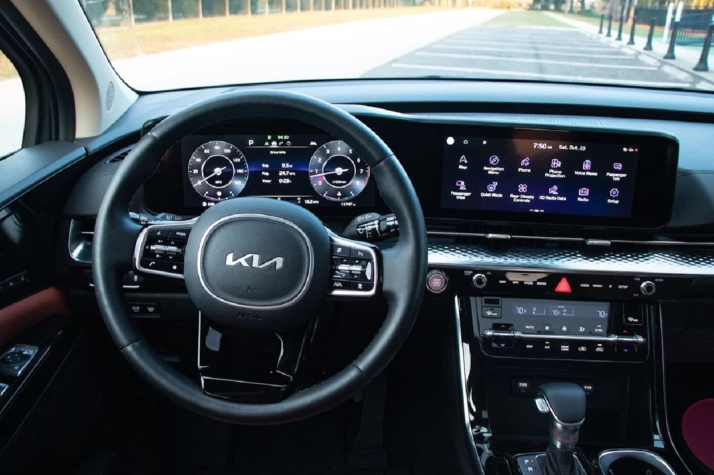 KIA Carnival 2021 – darčekový multimediálny 12,3-palcový chránič obrazovky ExtraShield - 1