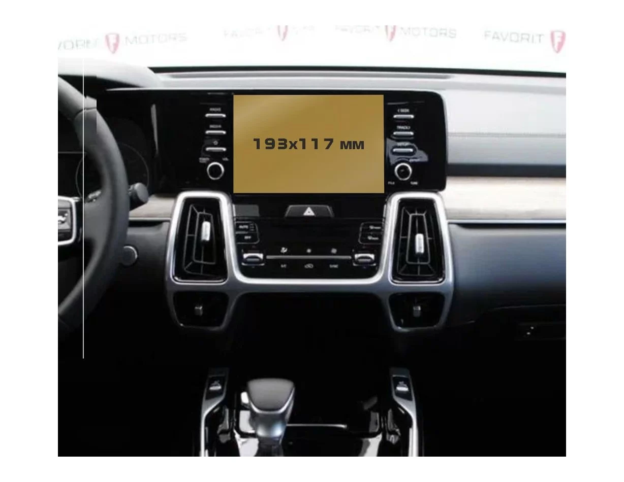 KIA Sorento 2020 – Predstavte multimediálny 8-palcový chránič obrazovky ExtraShield - 1