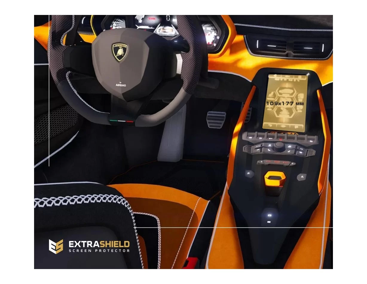 Lamborghini Sian 2019 – súčasné multimédiá + ochrana klimatizácie 8,4" ExtraShield - 1