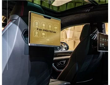 Lamborghini Urus 2017 - Súčasné monitory pre cestujúcich (2ks,) 12,5" ExtraShield Screen Protector - 1