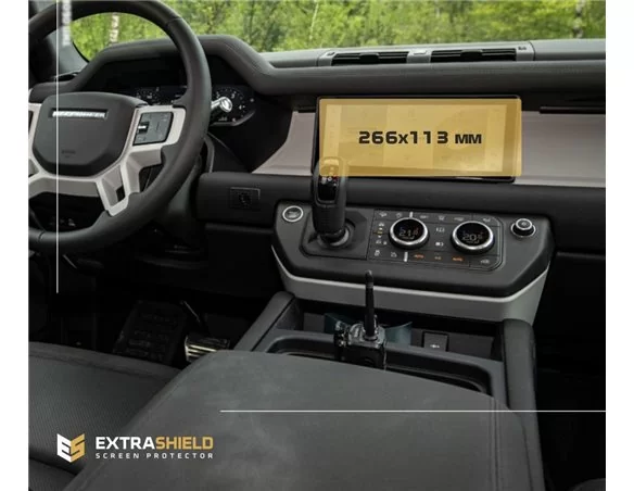 Land Rover Defender (90-110) 2019 – súčasný multimediálny 10-palcový chránič obrazovky ExtraShield - 1