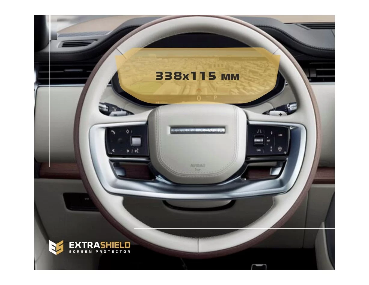 Land Rover Range Rover (L460) Autobiography 2021 - 2022 Farebný multifunkčný displej 13,7" ExtraShield Screen Protector - 1