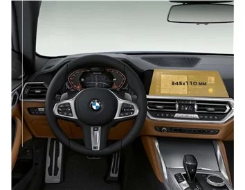 BMW radu 2 (G42) 2021 – súčasná multimediálna 10,25" ochrana obrazovky ExtraShield - 1