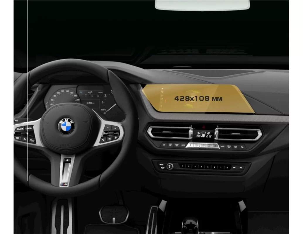 BMW radu 2 (G42) 2021 – súčasná multimediálna 10,25" ochrana obrazovky ExtraShield - 1