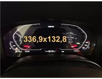 BMW radu 6 (G32) 2017 - Súčasný digitálny rýchlomer (bez senzora) 12,3" ExtraShield Screen Protector - 1
