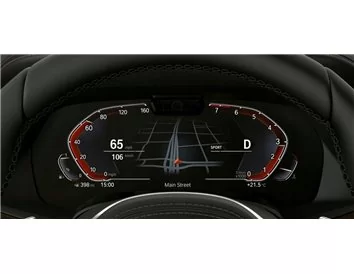 BMW radu 6 (G32) 2017 - 2020 digitálny rýchlomer (so snímačom) 12,3" ExtraShield chránič obrazovky - 1