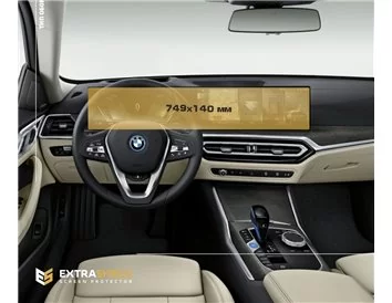 BMW i4 2022 - Predstavte BMW Live Cockpit Plus so zakriveným displejom BMW ExtraShield Screen Protector - 1