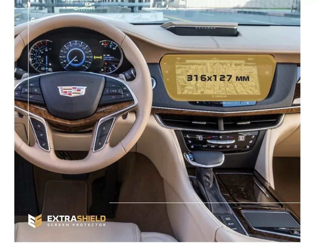 Multimediálny 8- ExtraShield chránič obrazovky Cadillac CT6 2015 – 2019 - 1