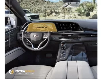 Cadillac Escalade 2021 – súčasný digitálny rýchlomer 14,2" ExtraShield chránič obrazovky - 1