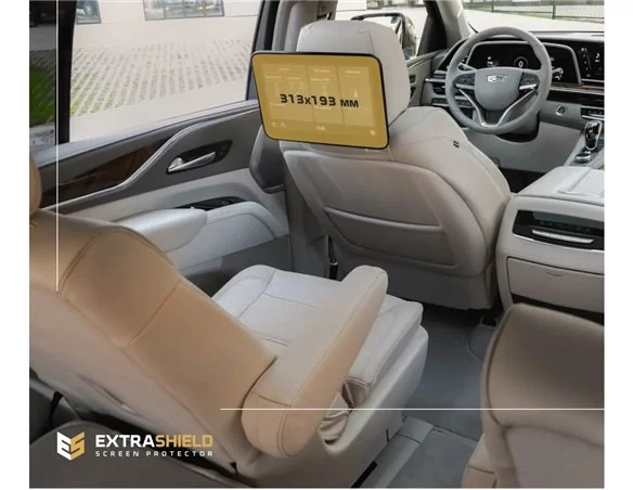 Cadillac Escalade 2021 - Present Passenger Monitors (2 ks,) ExtraShield Screen Protector - 1
