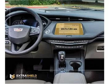 Cadillac XT4 2018 - Súčasná multimediálna 8" ochrana obrazovky ExtraShield - 1
