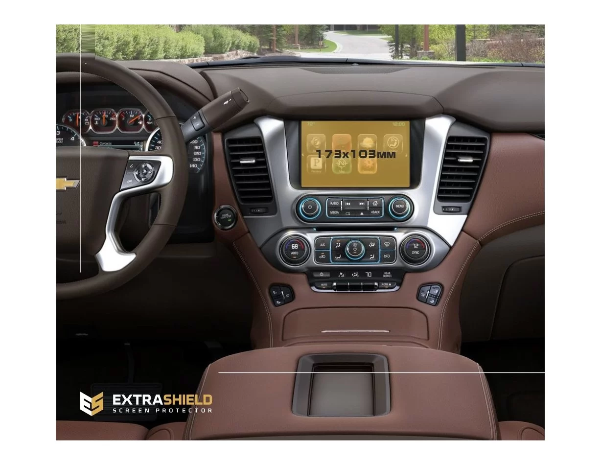 Chevrolet Tahoe 2013 - 2021 Multimediálny 9" chránič obrazovky ExtraShield - 1