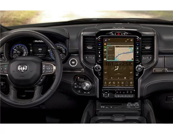 Dodge Ram 2019 – súčasný multimediálny 12-palcový chránič obrazovky ExtraShield - 1