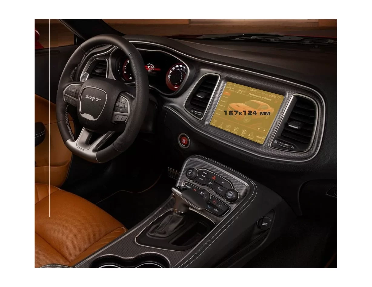 Dodge Challenger 2021 – Predstavte multimediálnu 8,4-palcovú ochranu obrazovky ExtraShield - 1
