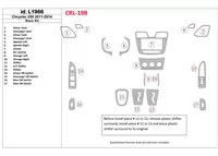 Chrysler 200 2011-UP Základná súprava interiéru BD Dash Trim Kit - 1
