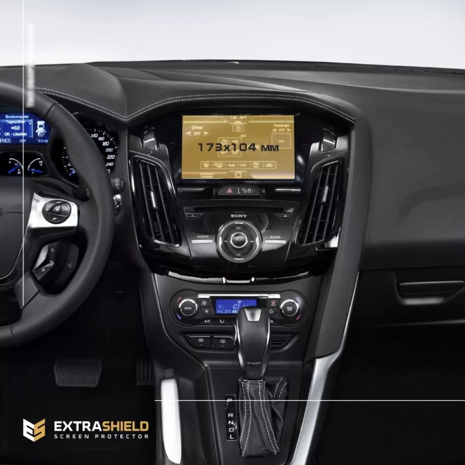 Ford Focus 2010 - 2019 Plnofarebný LCD monitor 8" dotyková obrazovka ExtraShield Ochrana obrazovky - 1
