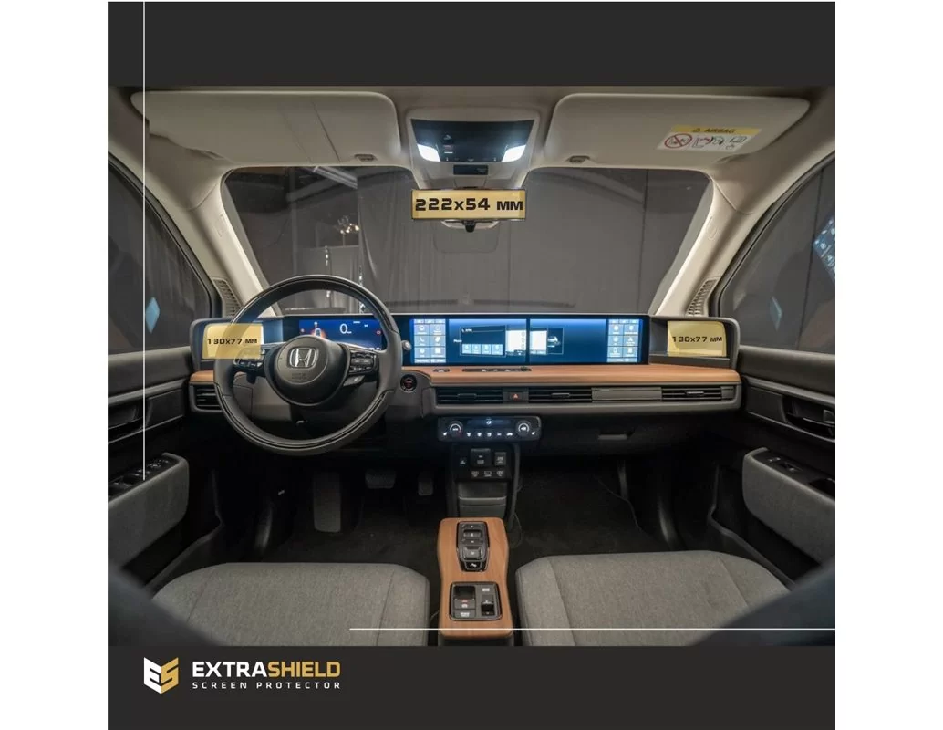 Honda E 2019 - Present Spätné zrkadlo, displej bočných zrkadiel (2 ks,) ExtraShield Screen Protector - 1