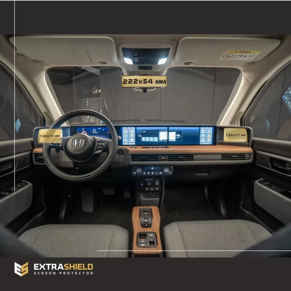 Honda E 2019 - Present Spätné zrkadlo, displej bočných zrkadiel (2 ks,) ExtraShield Screen Protector - 1