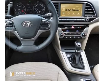 Hyundai Elantra 2018 – darčeková multimediálna 8-palcová ochrana obrazovky ExtraShield - 1