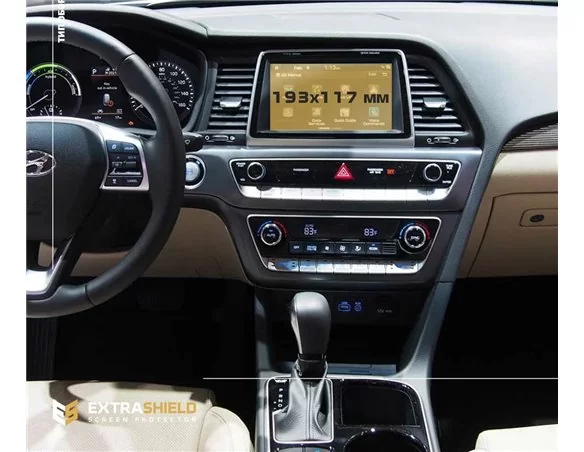 Hyundai Sonata 2019 – darčeková multimediálna 8-palcová ochrana obrazovky ExtraShield - 1