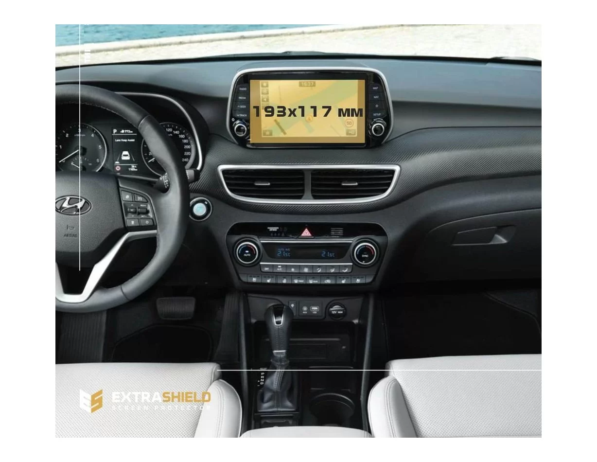 Multimediálny chránič obrazovky Hyundai Tucson 2015 - 2020 8" ExtraShield - 1