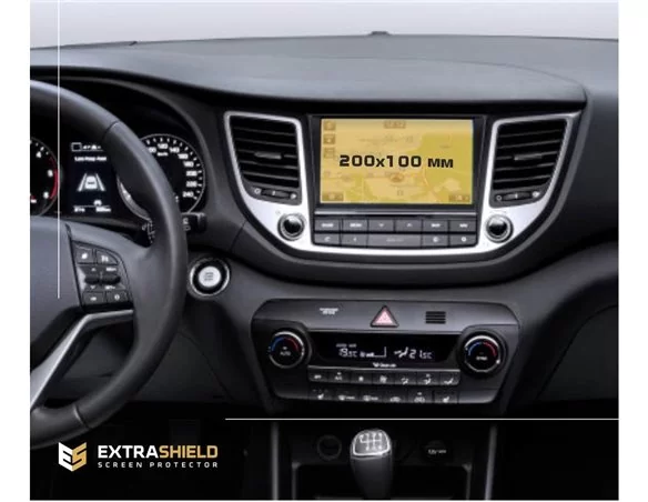 Multimediálny 8- ExtraShield chránič obrazovky Hyundai Tucson 2015 - 2019 - 1