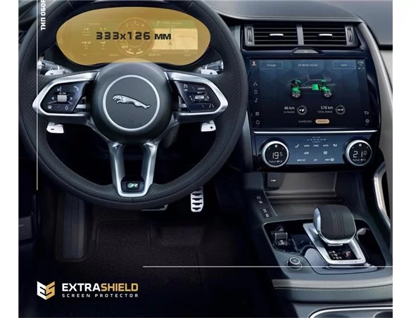 Jaguar E-Pace 2020 - Present Color Multifunkčný displej 12,3'' ExtraShield Screen Protector - 1