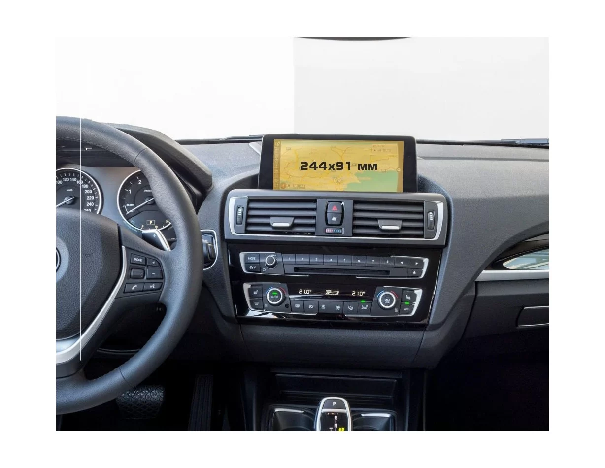 BMW radu 1 (F20) 2011 - 2017 Multimediálny chránič obrazovky NBT 8,8" ExtraShield - 1
