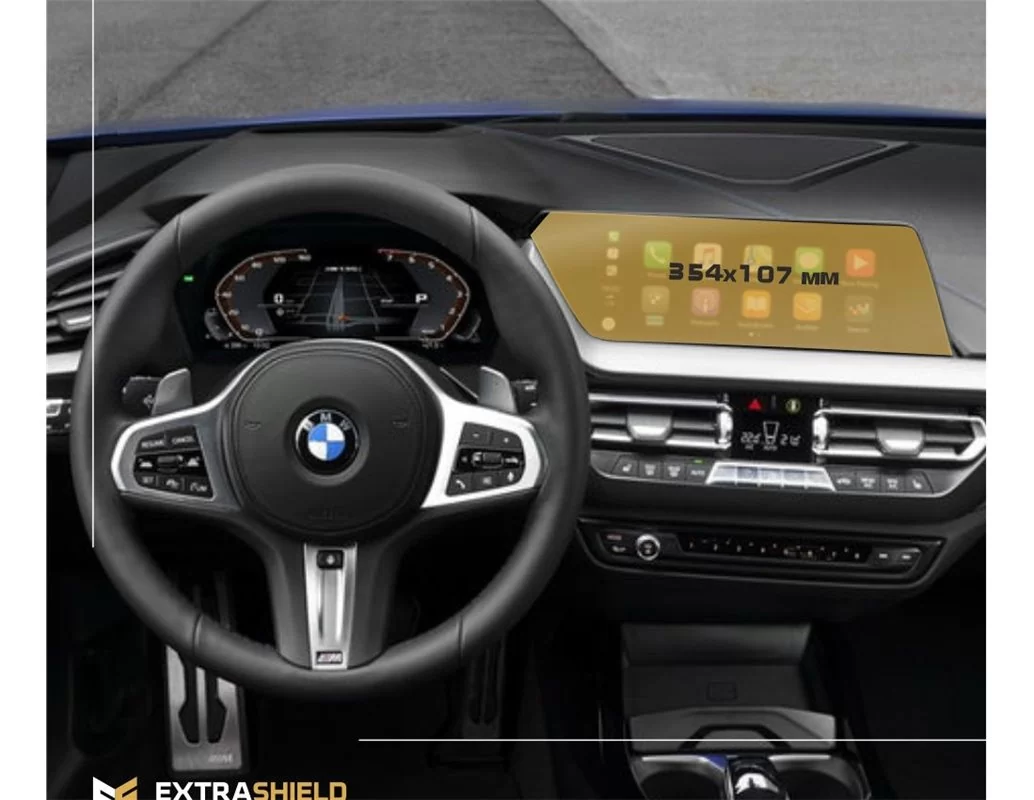 BMW radu 1 (F40) 2019 – súčasná multimediálna 10,25" ochrana obrazovky ExtraShield - 1