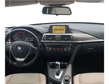 BMW radu 3 (F30) 2011 - 2015 Multimediálny 8,8" chránič obrazovky ExtraShield - 1