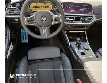 BMW radu 3 (G20) 2018 - Súčasný digitálny rýchlomer (centrálny) 12,3" ExtraShield chránič obrazovky - 1