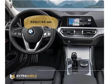 BMW radu 3 (G20) 2020 - Súčasný digitálny rýchlomer (bez snímača) 12,3" ExtraShield chránič obrazovky - 1