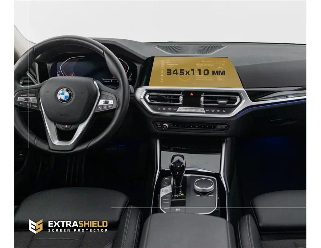 BMW radu 4 (G22) 2020 – súčasná multimediálna 10,25" ochrana obrazovky ExtraShield - 1