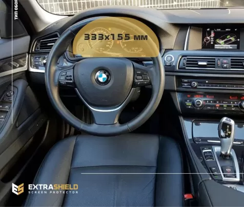 BMW radu 5 (F10) 2013 - 2017 digitálny rýchlomer Analógový chránič obrazovky ExtraShield - 1