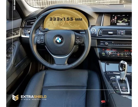 BMW radu 5 (F10) 2013 - 2017 digitálny rýchlomer Analógový chránič obrazovky ExtraShield - 1