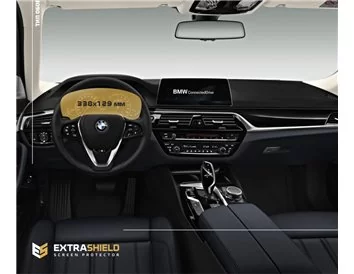 BMW radu 5 (G30) 2016 - 2020 digitálny rýchlomer (ľavé tlačidlo) 12,3" ExtraShield chránič obrazovky - 1
