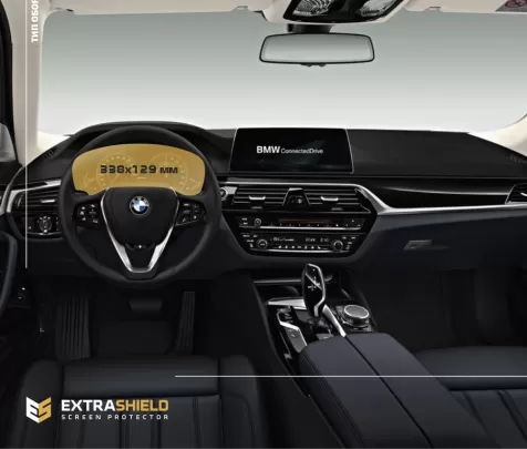 BMW radu 5 (G30) 2016 - 2020 digitálny rýchlomer (ľavé tlačidlo) 12,3" ExtraShield chránič obrazovky - 1 BMW radu 5 (G30) 2016 - 2020 digitálny rýchlomer (ľavé tlačidlo) 12,3" ExtraShield chránič obrazovky - 1
