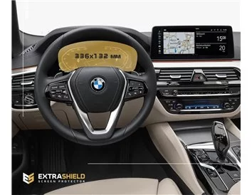 BMW radu 5 (G30) 2016 - Súčasný digitálny rýchlomer (bez snímača) 12,3" ExtraShield Screen Protector - 1