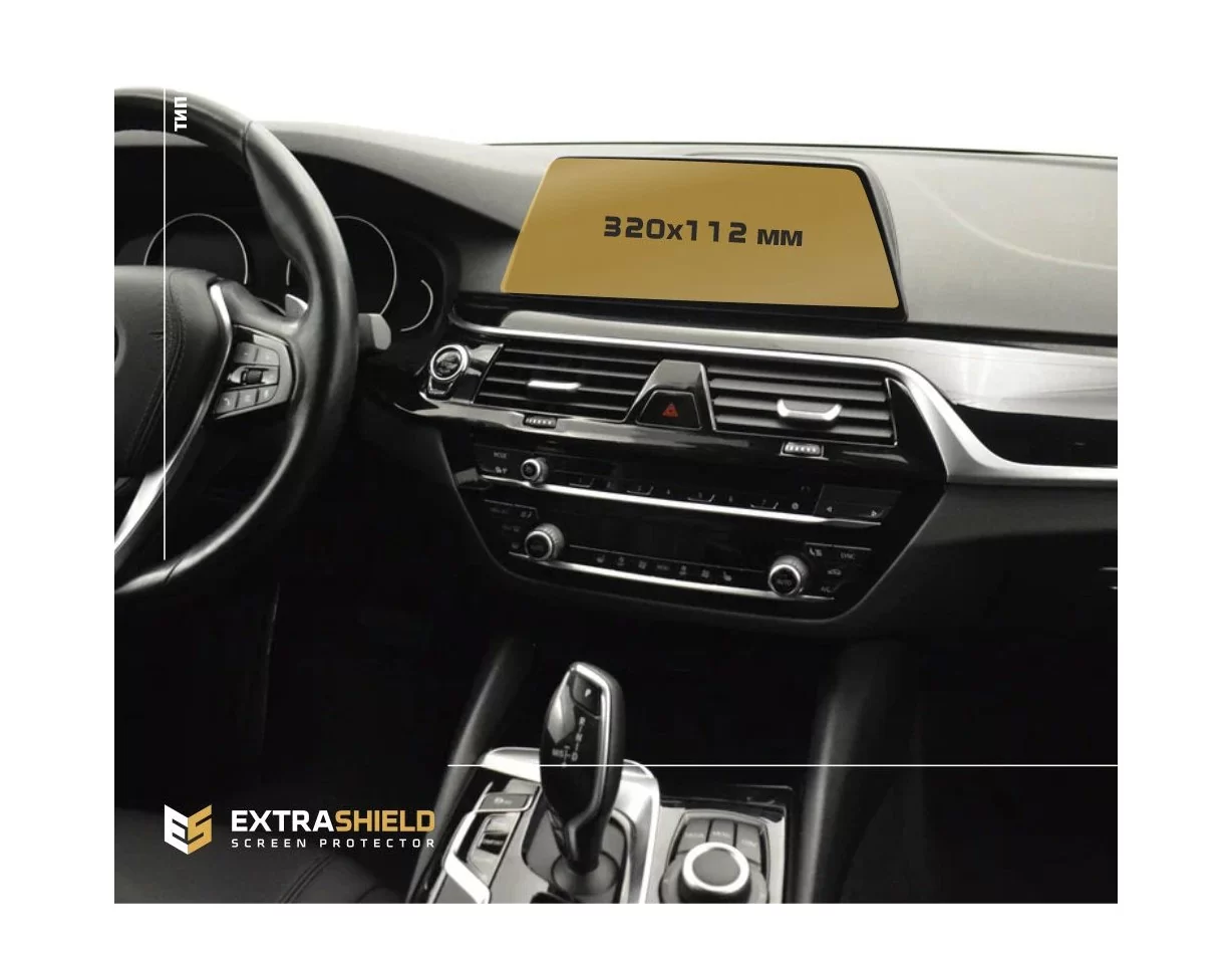 BMW radu 5 (G30) 2016 – súčasná multimediálna 10,25" ochrana obrazovky ExtraShield - 1