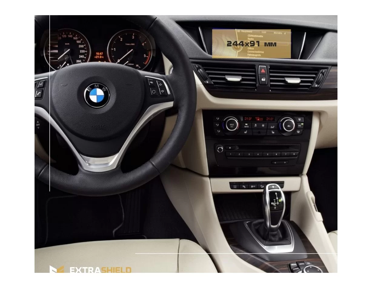 BMW X1 (E84) 2002 - 2015 Multimediálny chránič obrazovky NBT 8,8" ExtraShield - 1