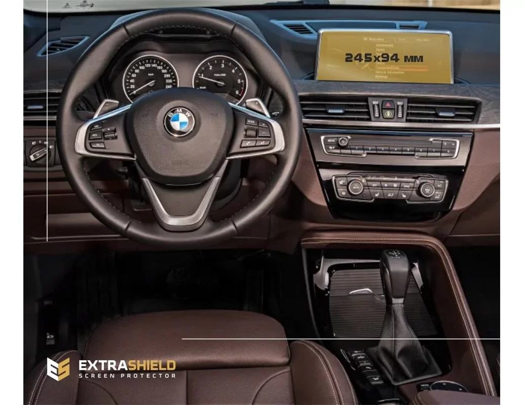 BMW X1 (F48) 2015 - 2019 Multimediálny 8,8" chránič obrazovky ExtraShield - 1