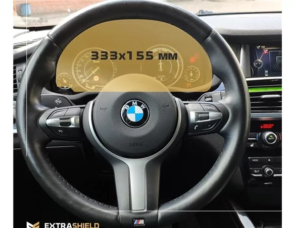 BMW X3 (F25) 2010 - 2017 digitálny rýchlomer Analógový chránič obrazovky ExtraShield - 1