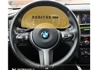 BMW X3 (F25) 2010 - 2017 digitálny rýchlomer Analógový chránič obrazovky ExtraShield - 1