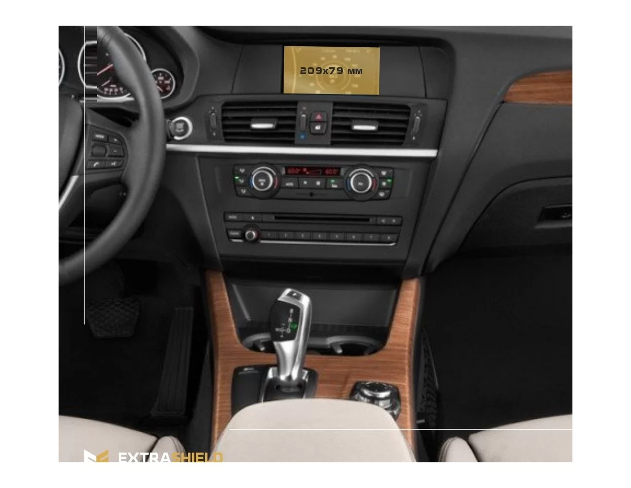 BMW X3 (F25) 2010 - 2014 Multimediálny 8,8" chránič obrazovky ExtraShield - 1